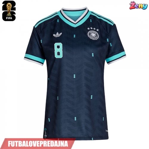 Lacne Ženy Futbalové dres Nemecko Leon Goretzka #8 MS 2026 Krátky Rukáv - Preč